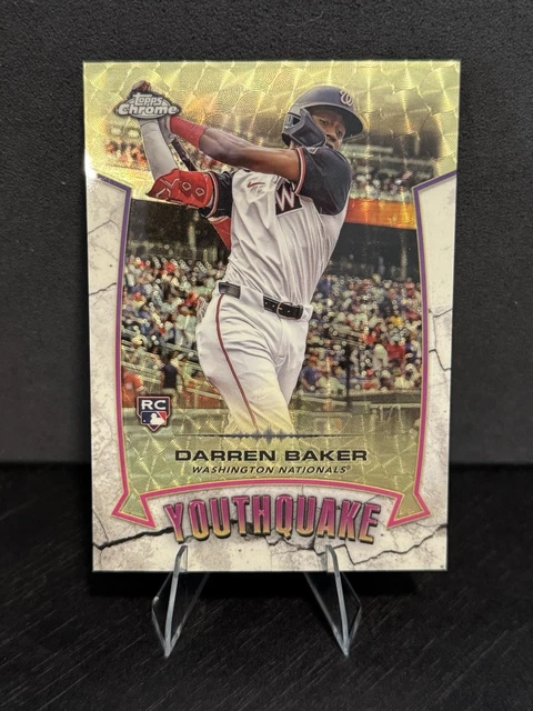 🔥 2025 Topps Chrome Rookie DARREN BAKER 1/1 SUPERFRACTOR Nationals & Whitesox