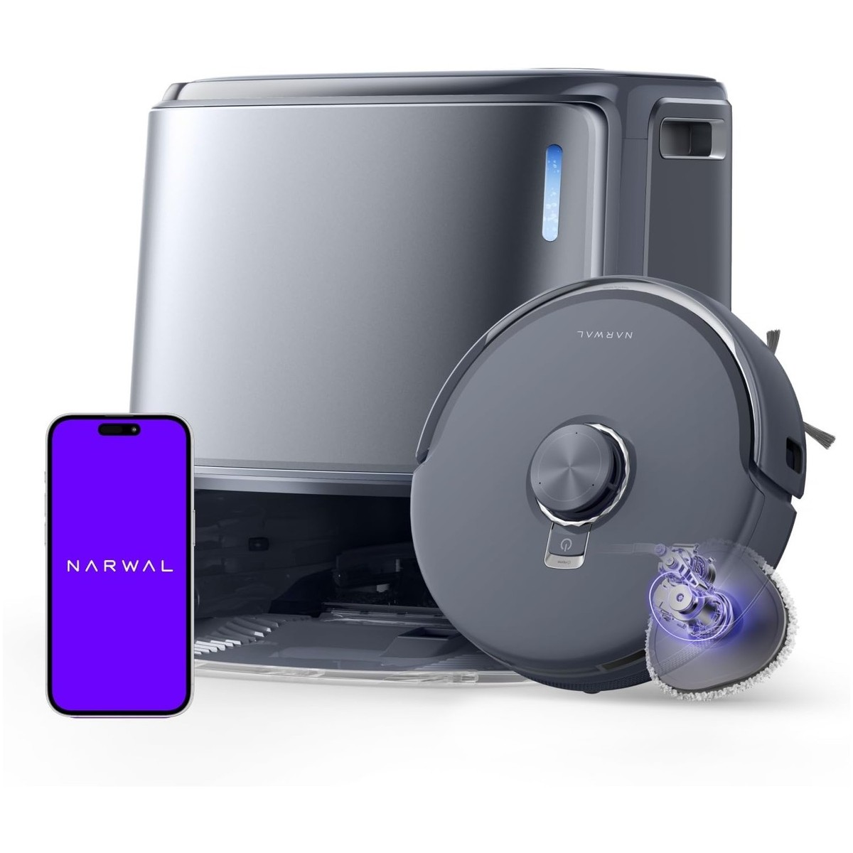 NARWAL Certified Refurbished Freo Z10 Ultra Robot Vacuum Combo