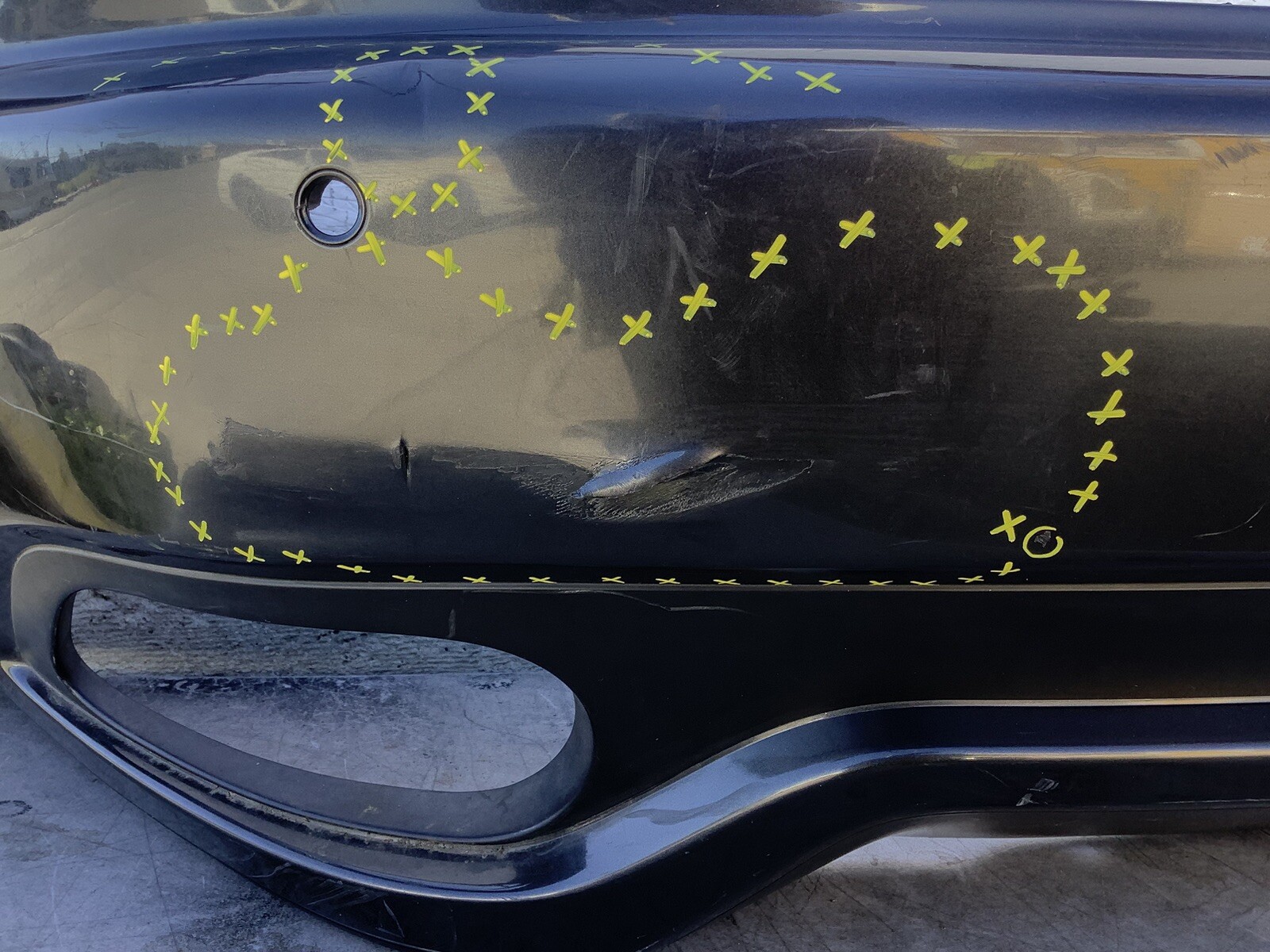 2008 2009 2010 2011 2012 MASERATI GRAN TURISMO REAR BUMPER OEM USED