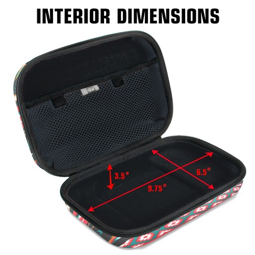 USA GEAR Diabetic Supplies Travel Case for Glucose Monitor & Strips - Southwest - Picture 2 of 8