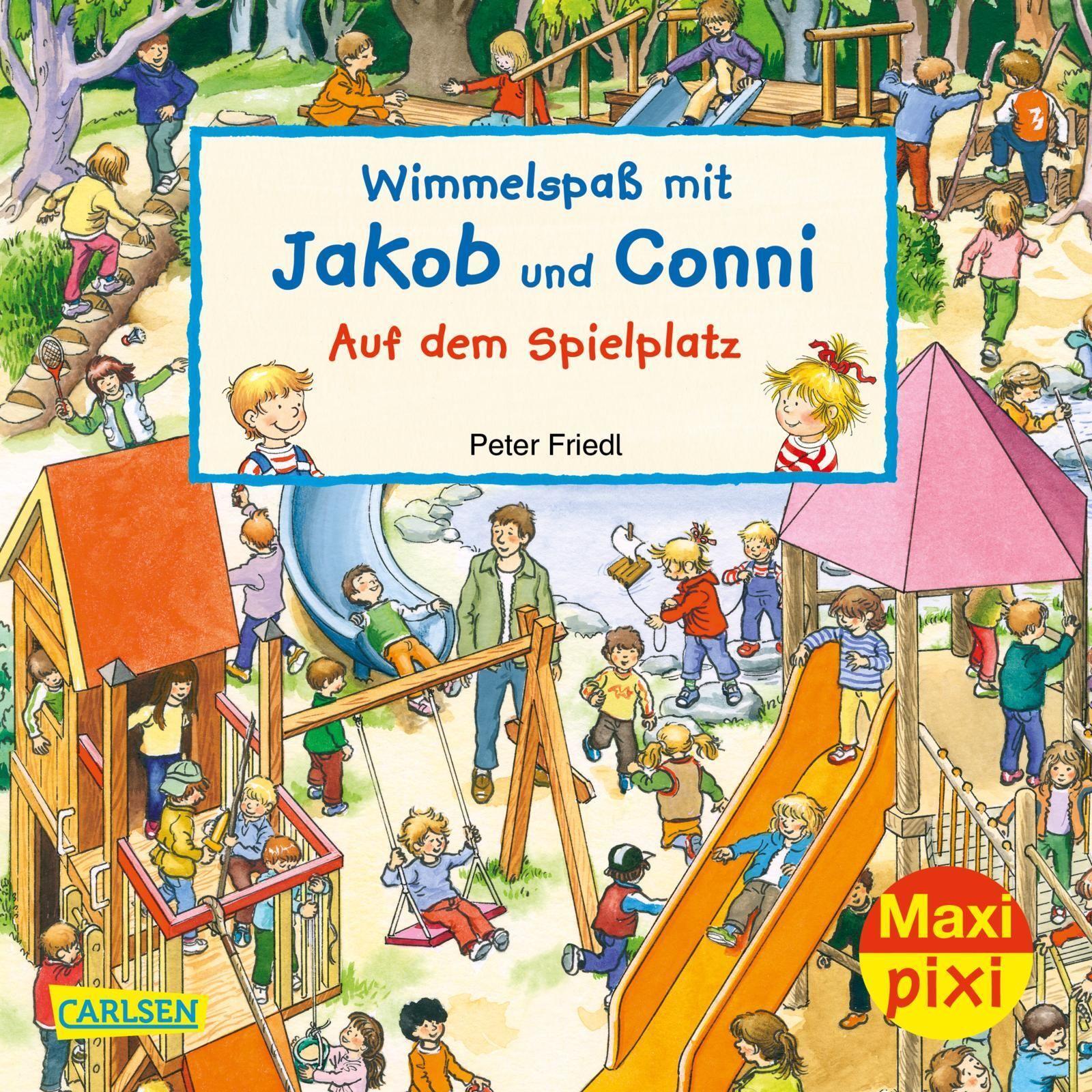 Maxi Pixi 320: Ve 5 Wimmelspaß Mit Jakob Und Conni: Auf Dem Spielplatz