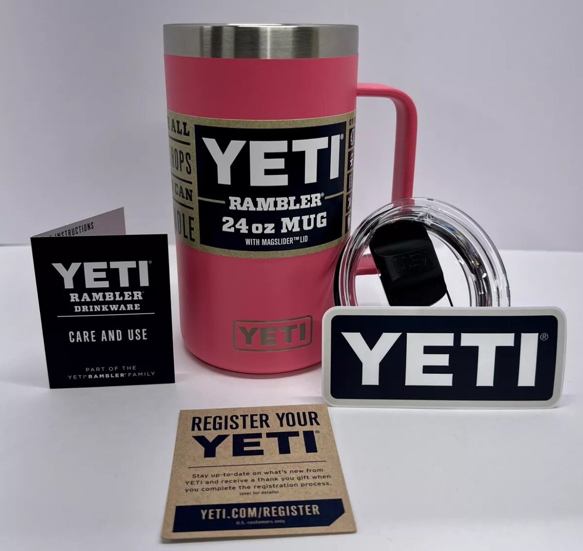 ［ミケコ]YETI Rambler 24 oz Mug Yeti Rambler 24 oz. Mug with Magslider Lid | Rogers Sporting