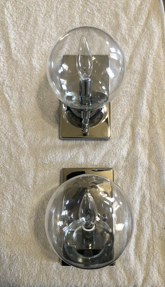 Aplique de baño 2 Progress Lighting P2850-15 Mod cromado pulido con vidrio transparente Foto 2 de 4