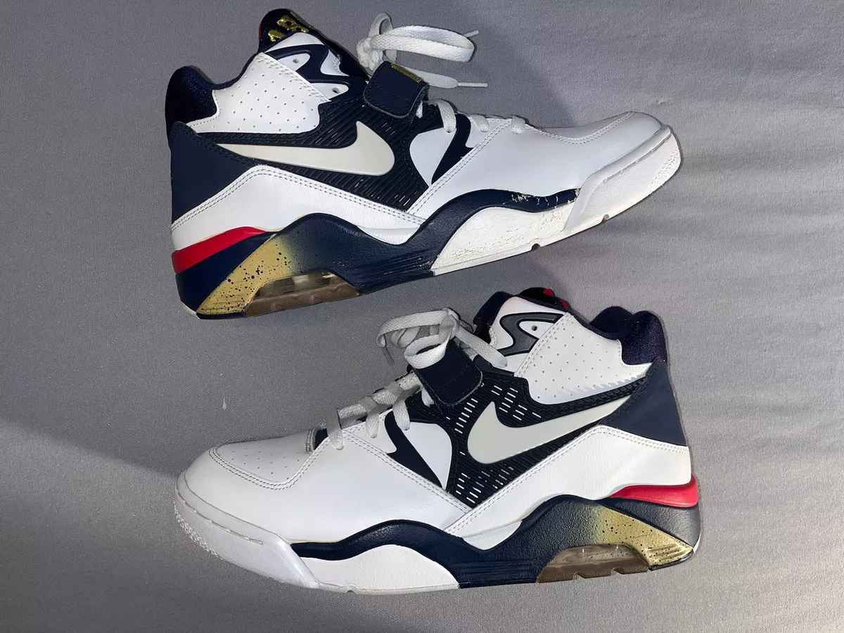 NIKE Air Force 180 Olympic USA Charles Barkley Shoes Red/White