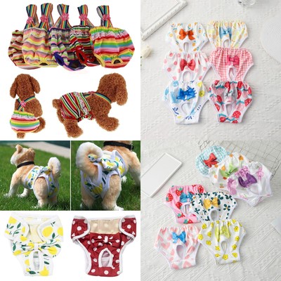 Pet Diapers Female Sanitary Pants Dog Washable Underwear Physiological Panties