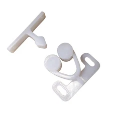 SEA DOG NYLON TWIN ROLLER DOOR CATCH - WHITE