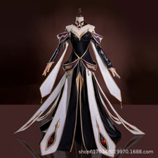 CODE GEASS Lelouch Of The Rebellion C.C. Cosplay Costumes w/Headwear Earring set