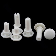 Plain Nylon Rivets White Snap Rivet Diameter 2mm 3mm 3.5mm 4mm 5mm 6mm 10-200pcs