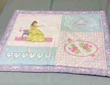 Disney Belle Pillow Sham Vintage Rare Print