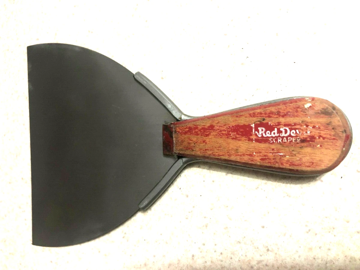 Vintage red devil scraper outlet