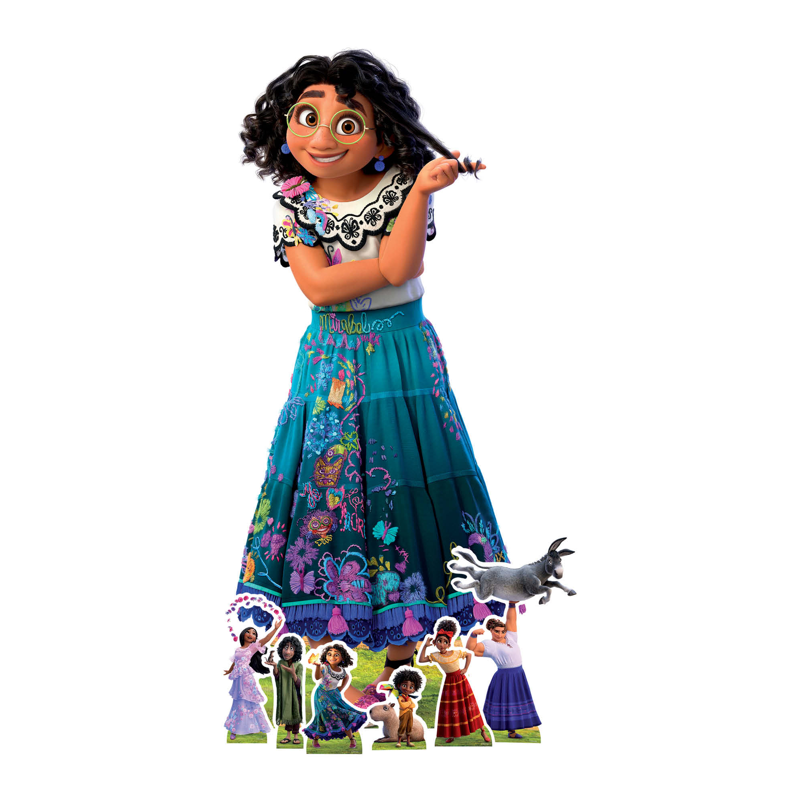 Mirabel Encanto Cardboard Cutout Official Disney with Six Mini Party Cutouts