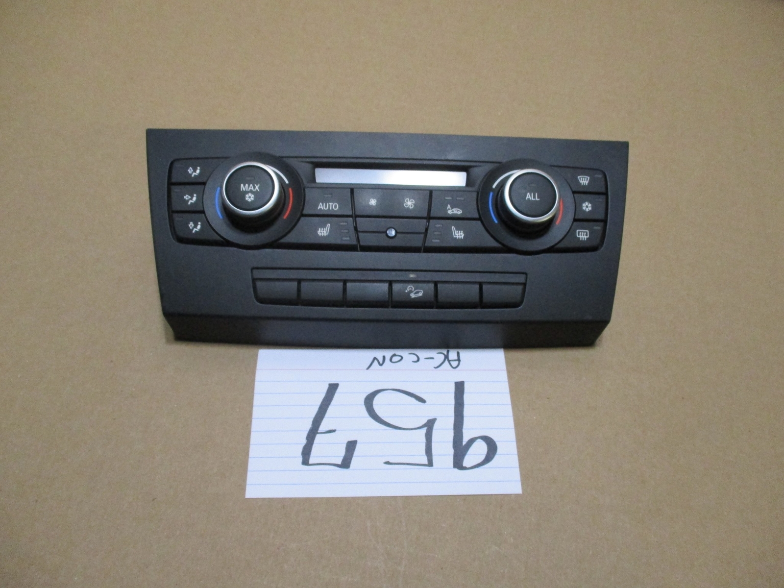 08 09 10 11 12 13 14 BMW X6 AC and Heater Control Used Stock #957-AC