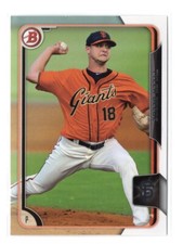 Baseball Card - 2015 Tyler Beede 191 - San Francisco Giants Bowman Draft