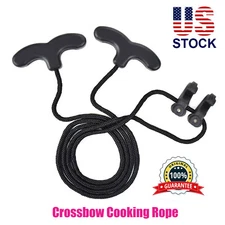 1pc Black Crossbow Rope Cocking Device Archery Hunting Shooting Assist Tool NEW