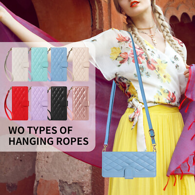 Magnetic Wallet Phone Case With Crossbody Strap For Xiaomi Redmi Note 14 Pro 10