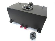 Aluminum 8 Gallon Fuel Cell With 0-90ohm Sending Unit Black F51003bk Aluminum 8 Gallon Fuel Cell With 0-90ohm Sending Unit Black F51003bk