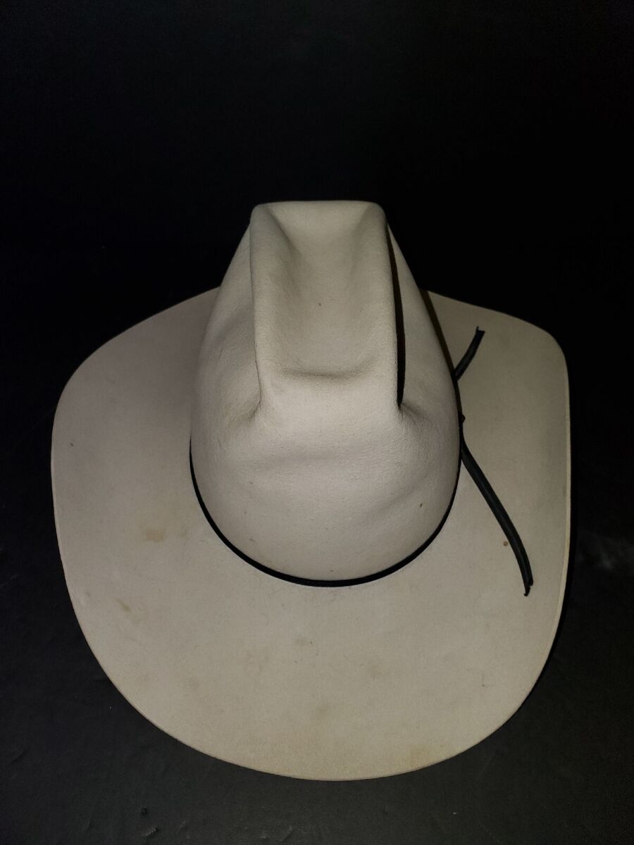 Vintage John B Stetson 7x Beaver Classic Silverbelly Cowboy Vintage John B Stetson 7x Beaver Classic Silverbelly Cowboy