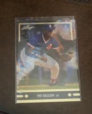 1991 Leaf Gold Leaf Rookie #BC7 MO VAUGHN Boston Red Sox 