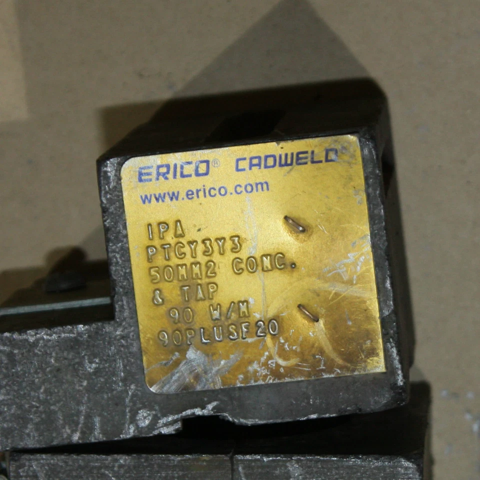 Erico Cable to Cable Copper Thermite Graphite Welding Mold handle clamp PTCY3Y3 - Image 2 of 4