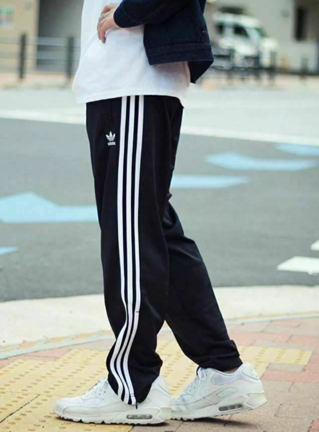 Staydium Black Straight Leg Track Pants