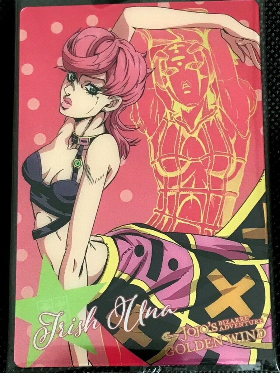 S・G Trish Una JoJo's Bizarre Adventure Wafer Card Golden Wind No