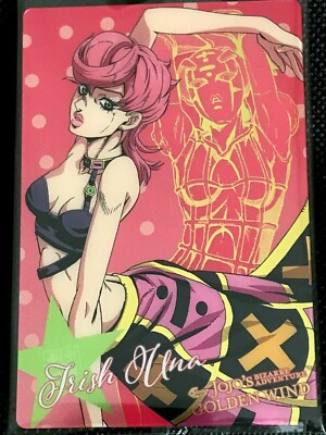 S・G Trish Una JoJo's Bizarre Adventure Wafer Card Golden Wind No