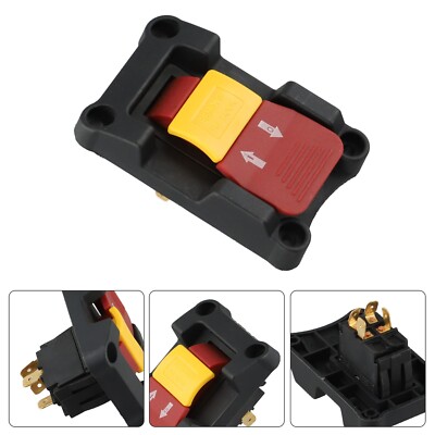 Easily Identifiable Locking Key Switch Rated at 20A for Electric Tools