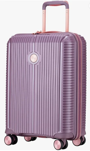 VERAGE Carry On Luggage 20" Purple With Spinner Wheels, Expandable Hardshell...