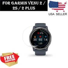 2 pcs Screen Protector TPU Full Coverage Clear Film For Garmin Venu 2 2S 2 Plus