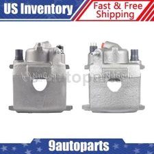 Pair Front Disc Brake Calipers w/ Bracket For 1980-1992 Volkswagen Jetta