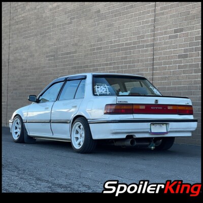 Rear Window Roof Spoiler Fits Honda Civic 1988-1991 EF 4dr