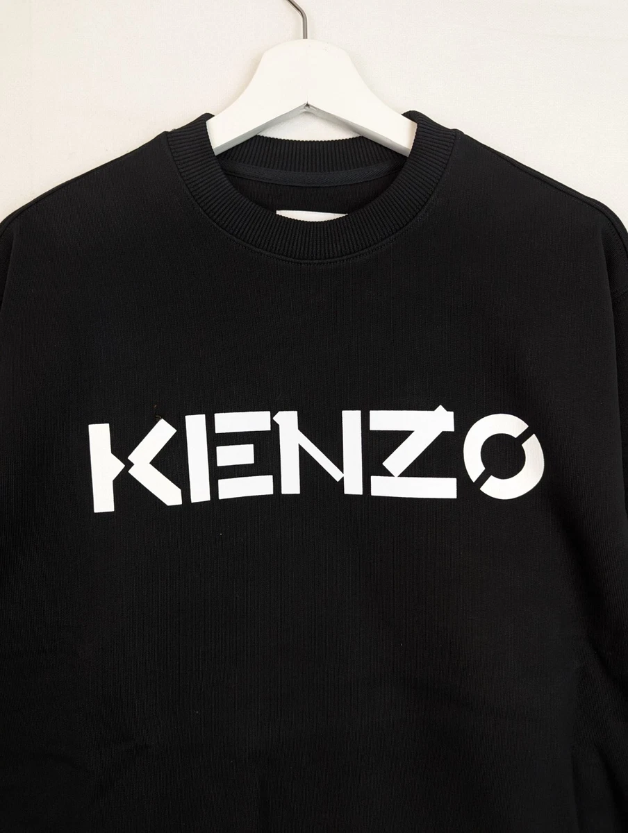 Mens black kenzo sweatshirt deals
