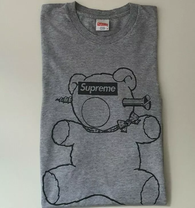 SS15 Supreme X Undercover Nounours Ours T Shirt Taille M Gris Moyen T Shirt
