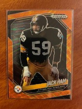 JACK HAM - 2025 Panini Prizm Black Football Orange Wave #120 #d 17/60