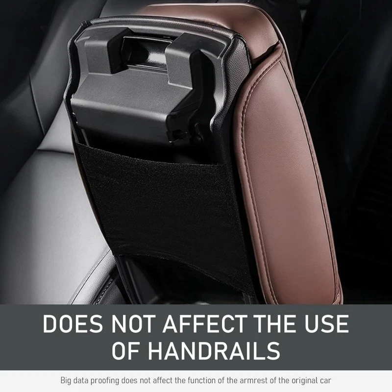 Funda consola central coche reposabrazos almohada reposabrazos coche cojín con 2 bolsas de almacenamiento Foto 3 de 4