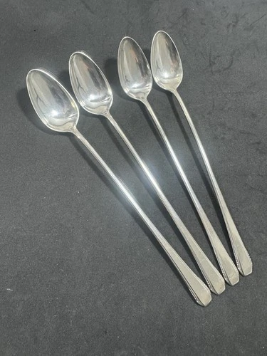 Towle CASCADE Sterling Iced Tea Spoon 1933 No Monogram Set of 4