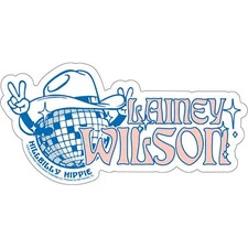 Stickers - C&D Visionary - Lainey Wilson Hillbilly Hippie 6.5"x3.2" Music Band