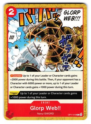 Glorp Web!! OP11-019 C NM
