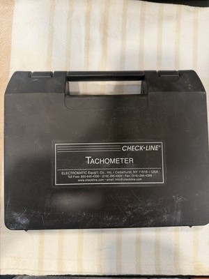 Check-Line CDT-2000HD Digital Tachometer Kit, Case & Manual, Contact/Photo