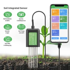 Epoxy Resin Sealing On-the-go Applications USB Soil Sensor 7 In 1 Soil Probe