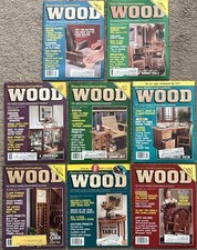 Lot Of 8 Vintage 1993 Better Homes Gardens Wood Magazine Used Back Issues