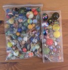 Vintage Lot Of Marbles  Weighs Almost 2 Pounds With Glowers — photo 10