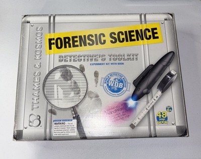 Forensic Science Detectives Tool Kit Experiment Kit Thames & Kosmos New Open Box