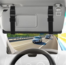 Visor Extender for Car with Carabiner Strap, Polarized Visor Extender Sun Blocke