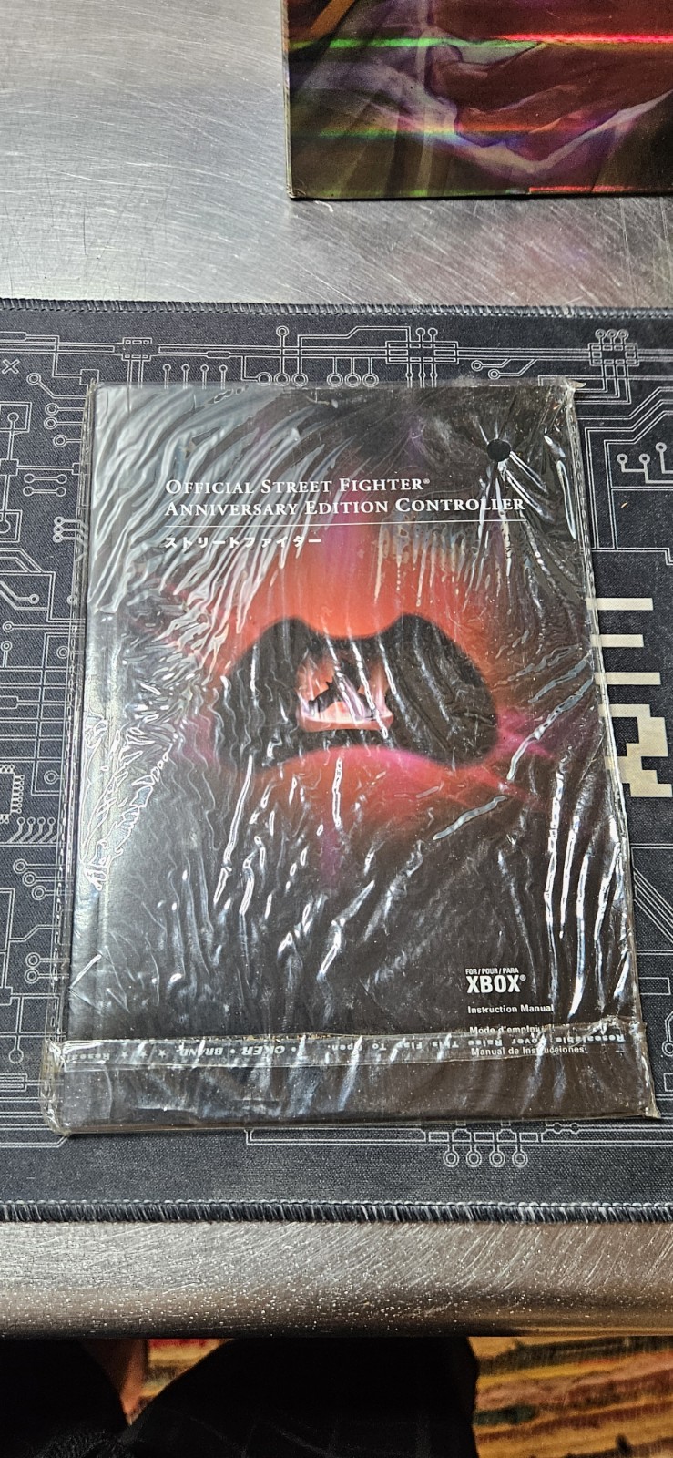 Street Fighter Anniversary Edition XBOX Controller - NubyTech M. Bison Open Box.