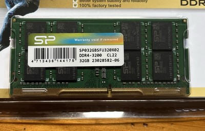 4713436144175 SILICON POWER DDR4 SODIMM RAM-Speicher 3200 MHz CL22 32 GB