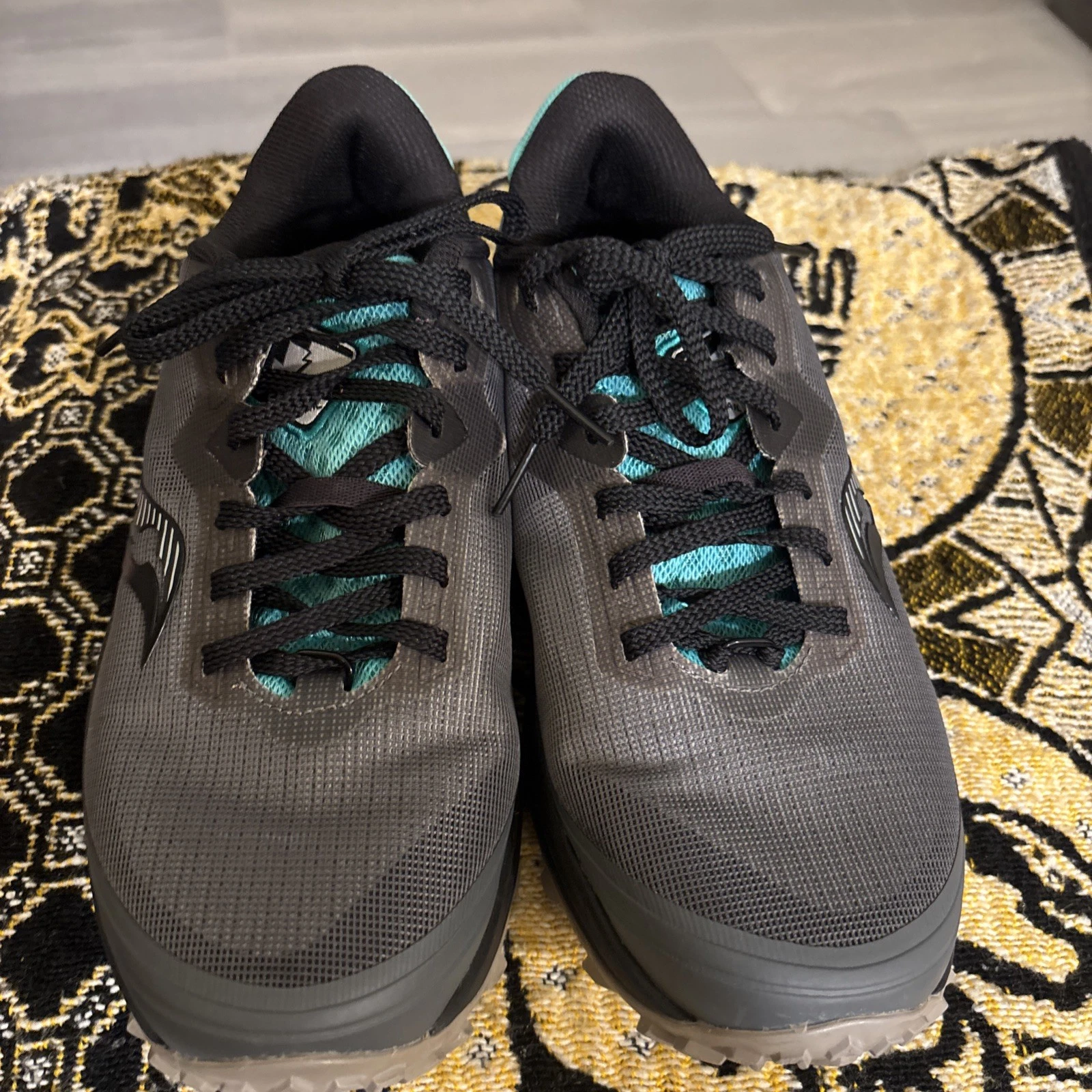 Saucony Peregrine 11 Womens Size 8.5 Trail Running Shoes Gray/Turquoise
Opens in a new window or tab