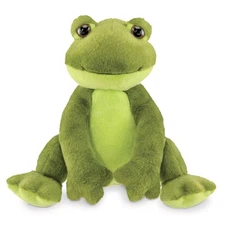 Ribbity Plush Stuffed Animal Frog, 8.5 Inches, Green, For Ages 1-14