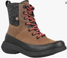 Bogs Women's Freedom Lace Waterproof Insulated Winter Snow Boot Cognac Size 7.5