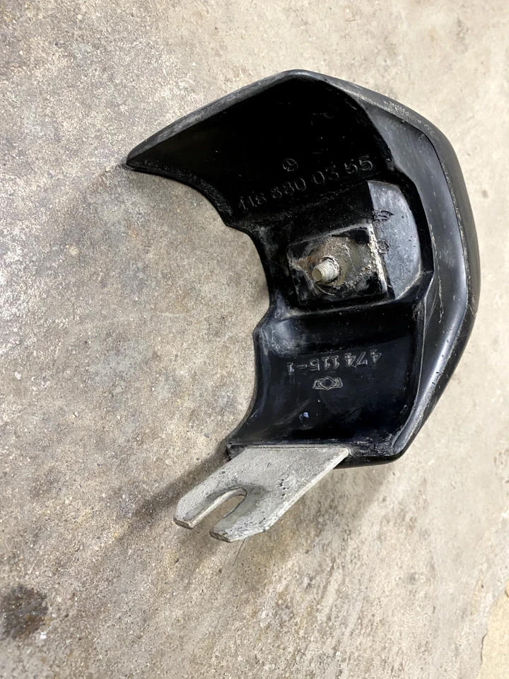 1973-1980 OEM 450 SE, SEL pieza de parachoques delantero izquierdo, Mercedes-Benz W116 1168800355 Foto 2 de 4